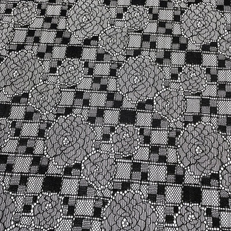 Lace Fabric Dress Geometric Nylon for Women's Wear Wholesale Supplier 2